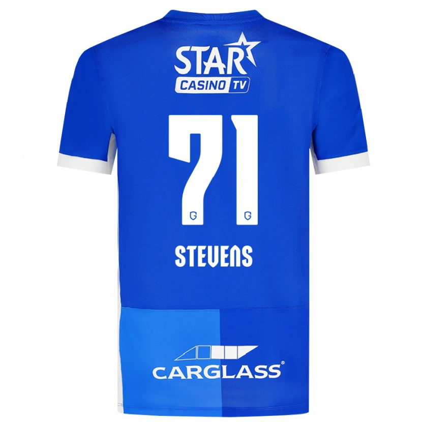 Danxen Homem Camisola Brent Stevens #71 Mediumblue Royalblue Branco Principal 2026/27 Camisa Brasil