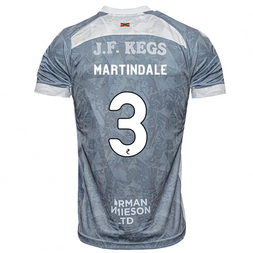 Danxen Homem Camisola Amilie Martindale #3 Cinza Ardósia Claro Alternativa 2026/27 Camisa Brasil