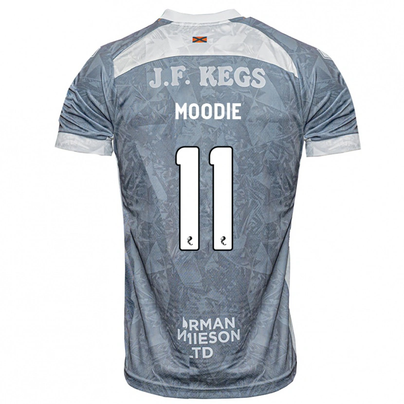 Danxen Homem Camisola Alix Moodie #11 Cinza Ardósia Claro Alternativa 2026/27 Camisa Brasil
