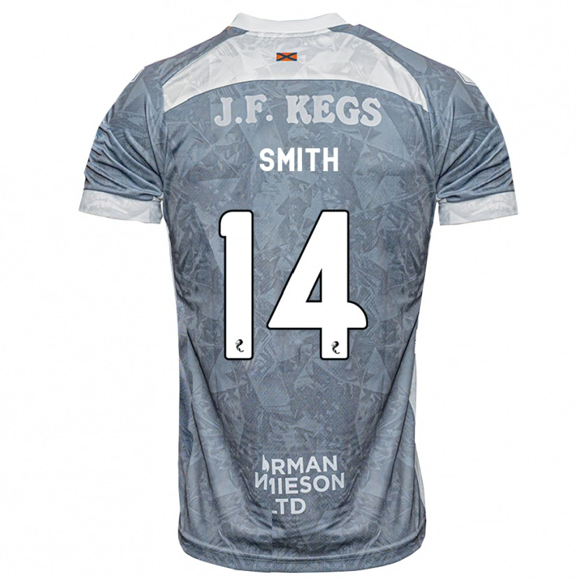 Danxen Homem Camisola Ellis Smith #14 Cinza Ardósia Claro Alternativa 2026/27 Camisa Brasil