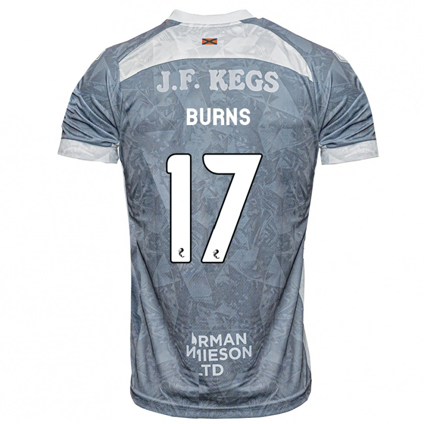 Danxen Homem Camisola Megan Burns #17 Cinza Ardósia Claro Alternativa 2026/27 Camisa Brasil