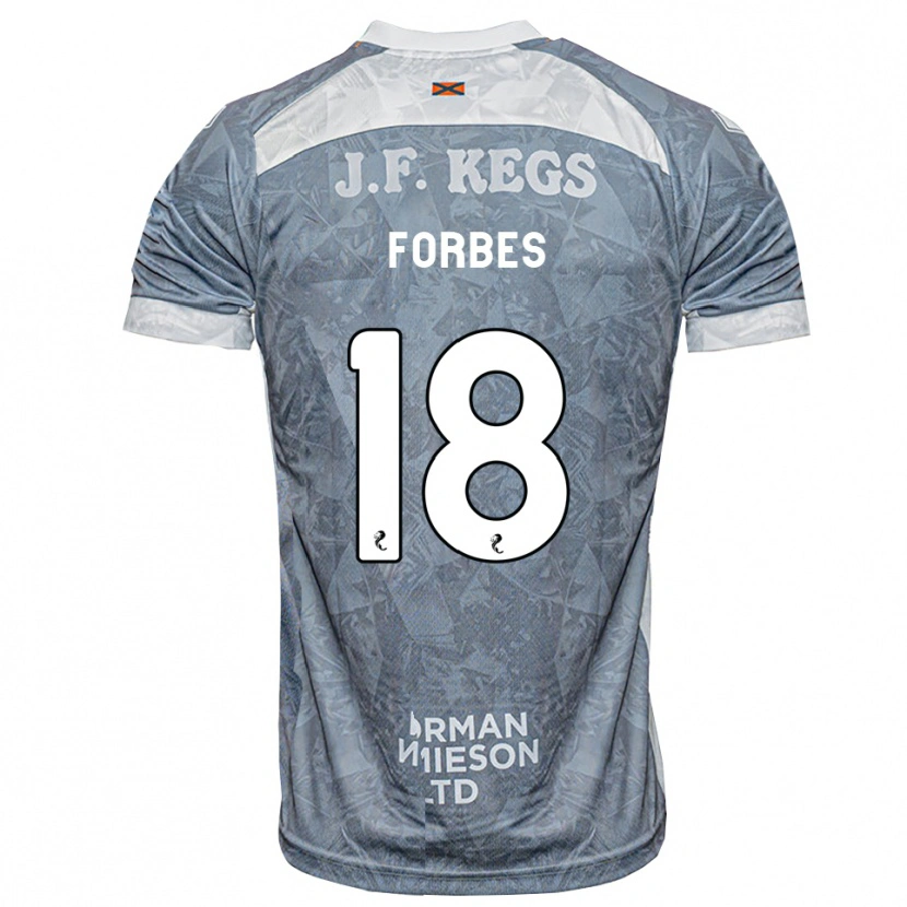 Danxen Homem Camisola Michael Forbes #18 Cinza Ardósia Claro Alternativa 2026/27 Camisa Brasil