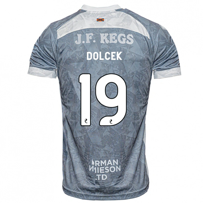 Danxen Homem Camisola Ivan Dolcek #19 Cinza Ardósia Claro Alternativa 2026/27 Camisa Brasil