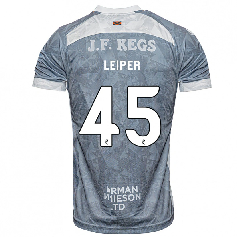 Danxen Homem Camisola Cohen Leiper #45 Cinza Ardósia Claro Alternativa 2026/27 Camisa Brasil