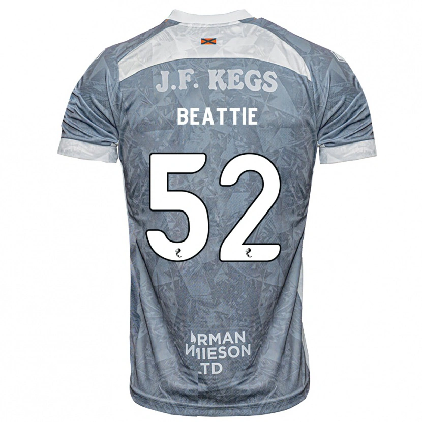 Danxen Homem Camisola Calvin Beattie #52 Cinza Ardósia Claro Alternativa 2026/27 Camisa Brasil
