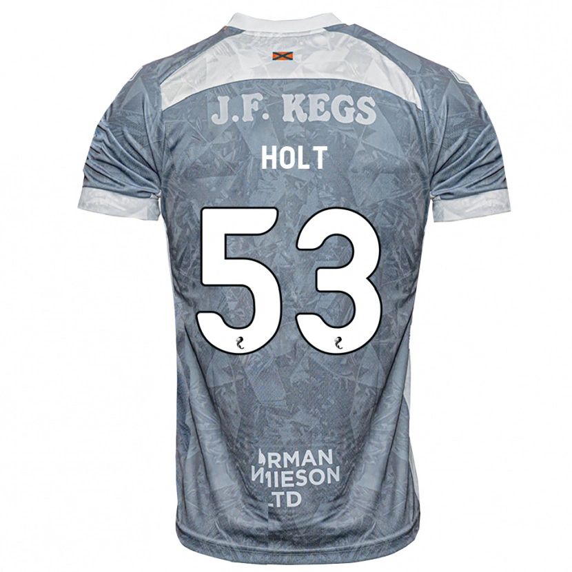 Danxen Homem Camisola Josh Holt #53 Cinza Ardósia Claro Alternativa 2026/27 Camisa Brasil