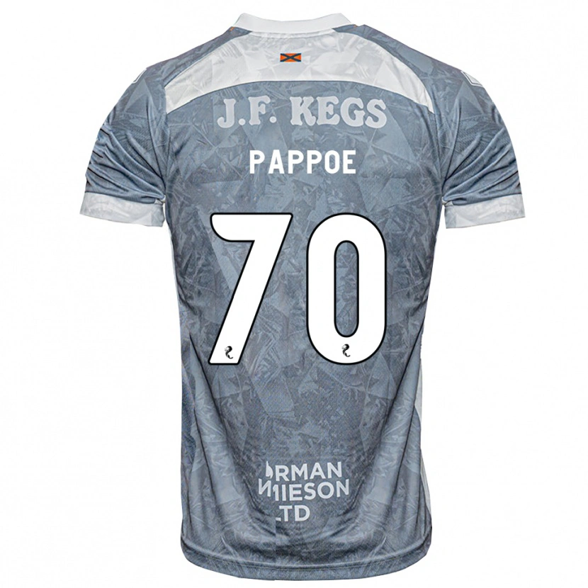 Danxen Homem Camisola Isaac Pappoe #70 Cinza Ardósia Claro Alternativa 2026/27 Camisa Brasil