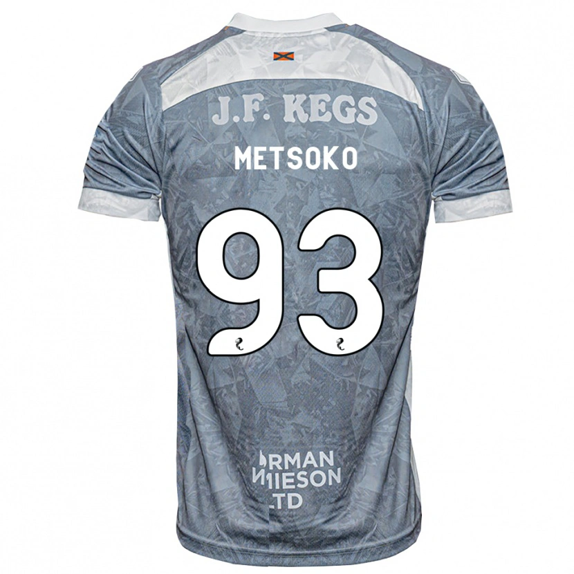 Danxen Homem Camisola Idjessi Metsoko #93 Cinza Ardósia Claro Alternativa 2026/27 Camisa Brasil