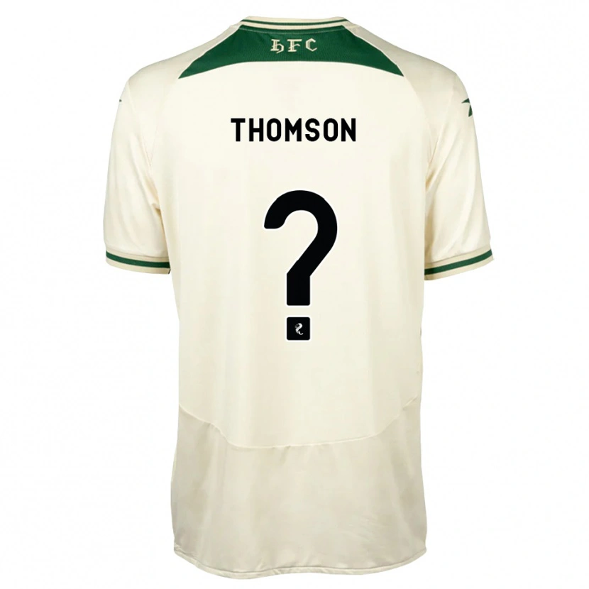 Danxen Homem Camisola Jackson Thomson #0 Branco Floresta Alternativa 2026/27 Camisa Brasil