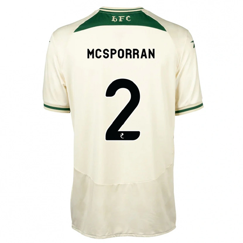 Danxen Homem Camisola Arran Mcsporran #2 Branco Floresta Alternativa 2026/27 Camisa Brasil