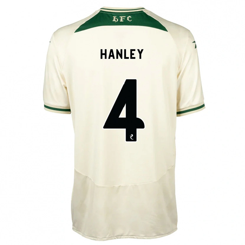 Danxen Homem Camisola Grant Hanley #4 Branco Floresta Alternativa 2026/27 Camisa Brasil
