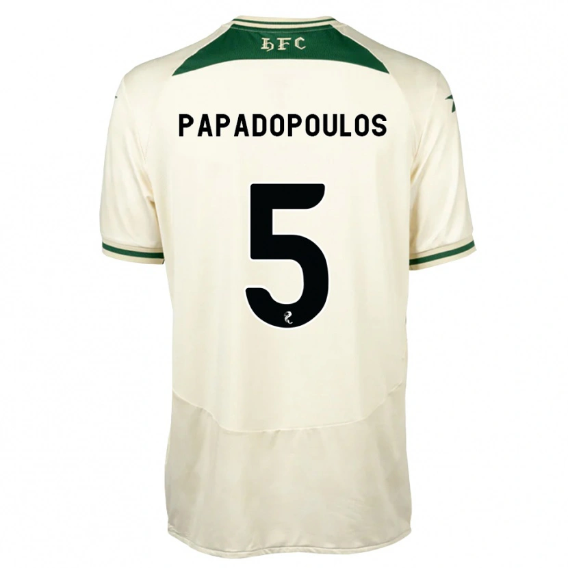 Danxen Homem Camisola Stacey Papadopoulos #5 Branco Floresta Alternativa 2026/27 Camisa Brasil