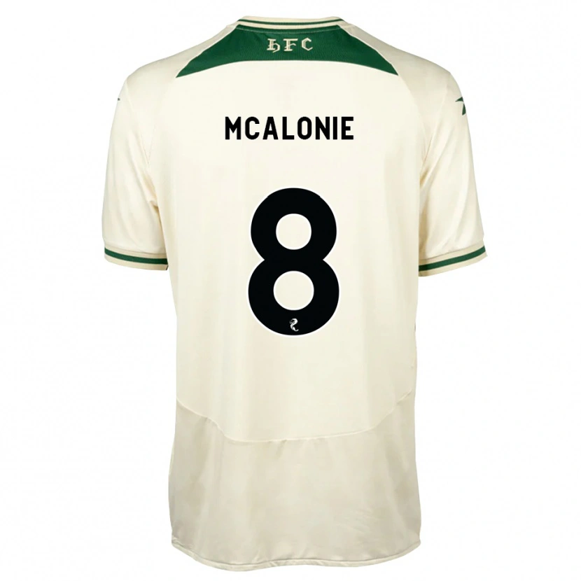 Danxen Homem Camisola Michaela Mcalonie #8 Branco Floresta Alternativa 2026/27 Camisa Brasil
