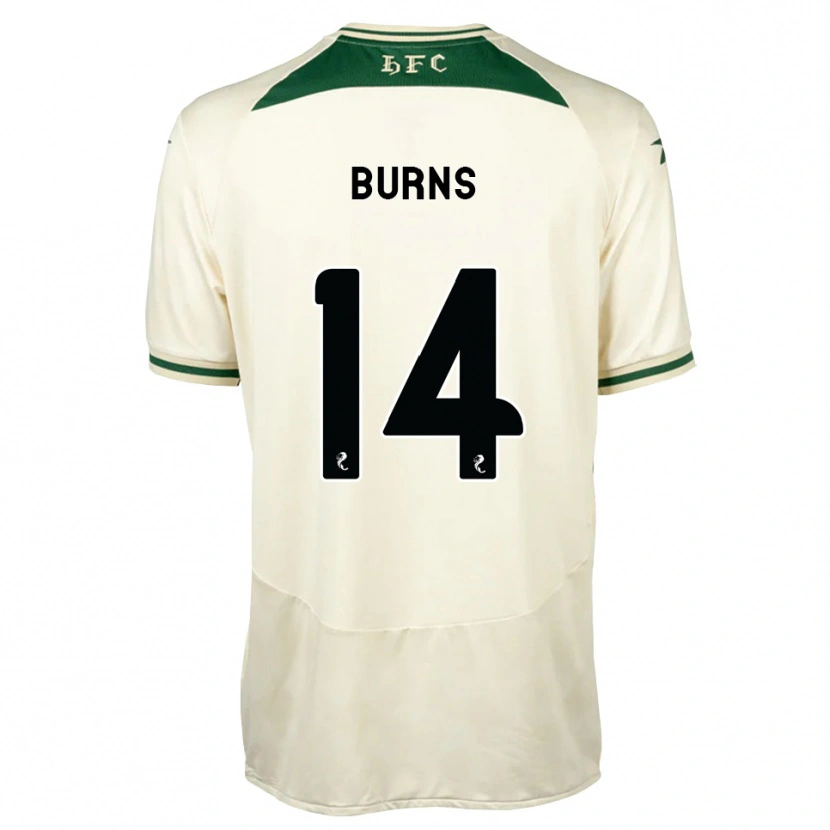 Danxen Homem Camisola Alisdair Burns #14 Branco Floresta Alternativa 2026/27 Camisa Brasil