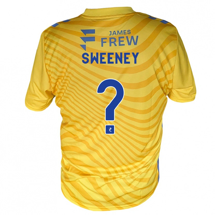 Danxen Homem Camisola Connor Sweeney #0 Azul Real Amarelo Alternativa 2026/27 Camisa Brasil