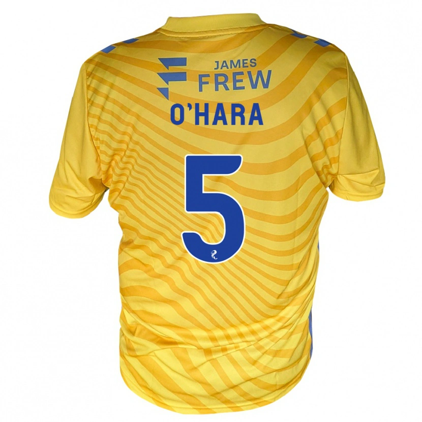 Danxen Homem Camisola Mark O'hara #5 Azul Real Amarelo Alternativa 2026/27 Camisa Brasil