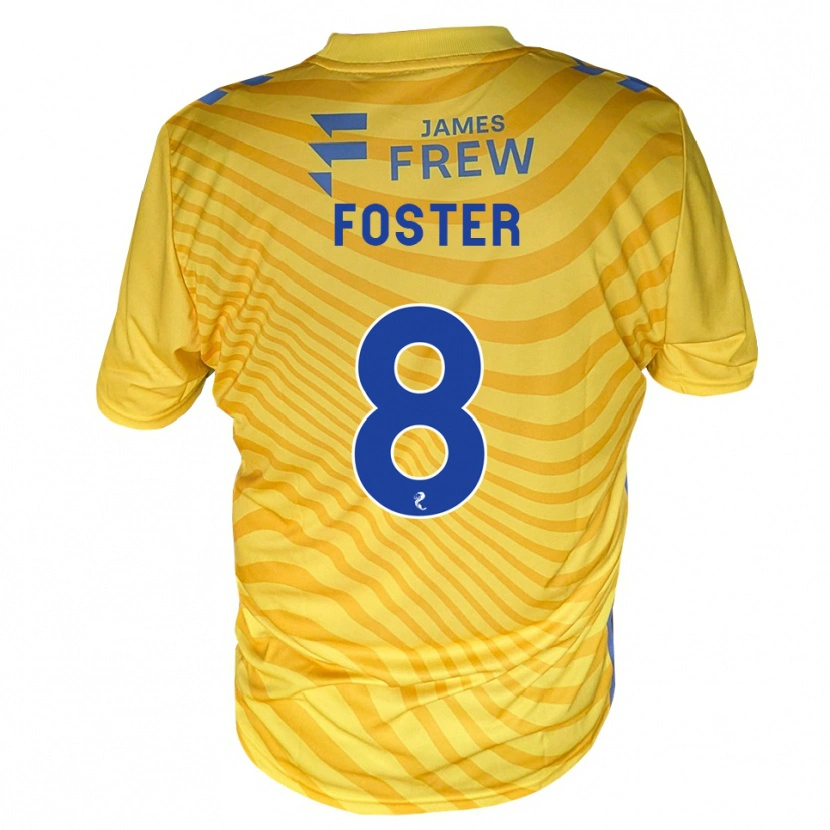 Danxen Homem Camisola Logan Foster #8 Azul Real Amarelo Alternativa 2026/27 Camisa Brasil