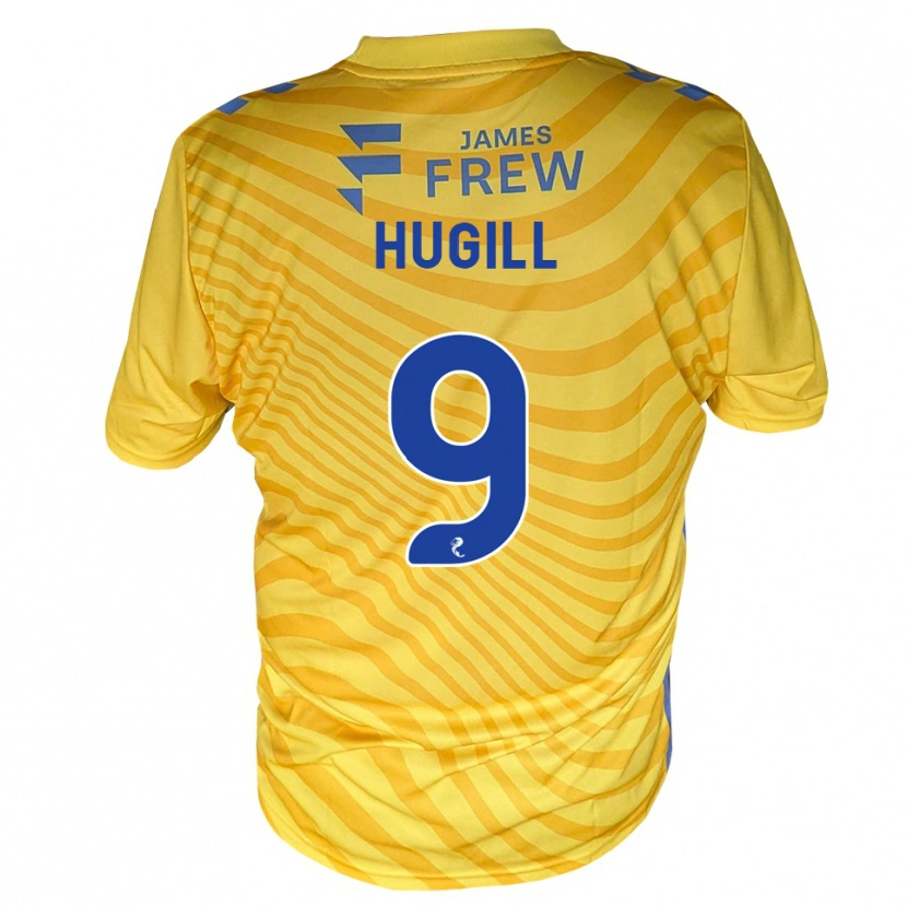 Danxen Homem Camisola Joe Hugill #9 Azul Real Amarelo Alternativa 2026/27 Camisa Brasil
