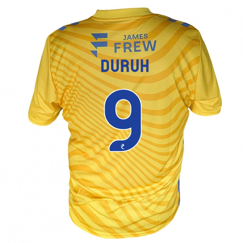 Danxen Homem Camisola Samuel Duruh #9 Azul Real Amarelo Alternativa 2026/27 Camisa Brasil