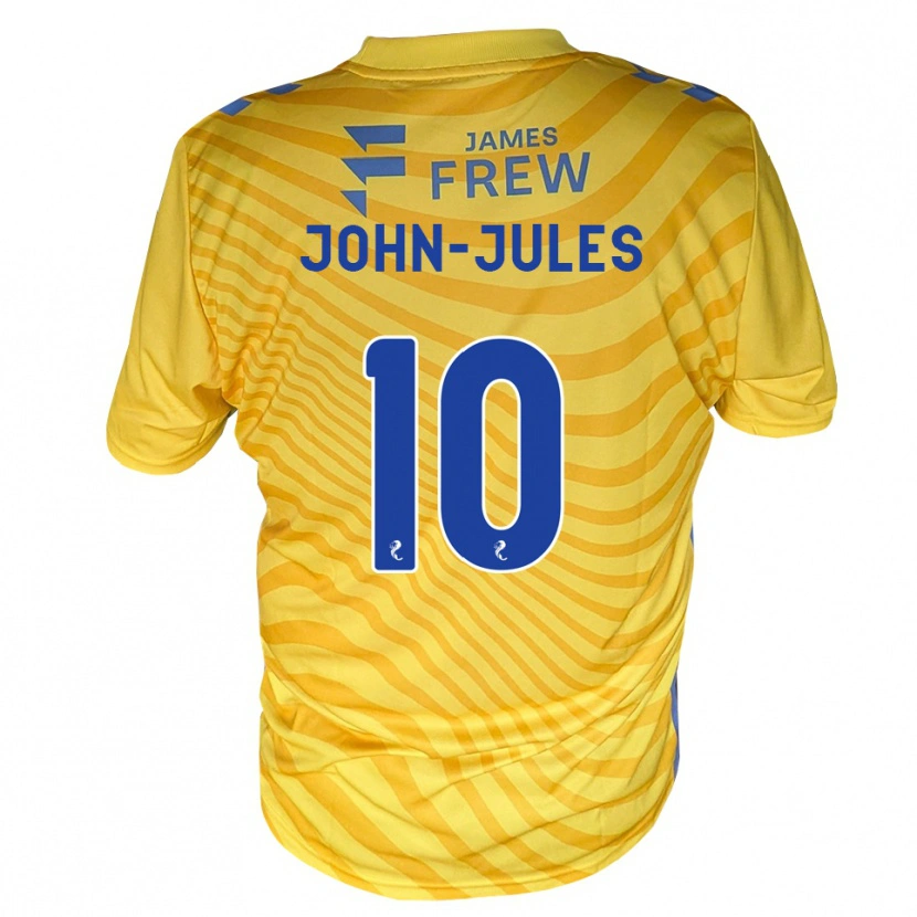 Danxen Homem Camisola Tyreece John-Jules #10 Azul Real Amarelo Alternativa 2026/27 Camisa Brasil