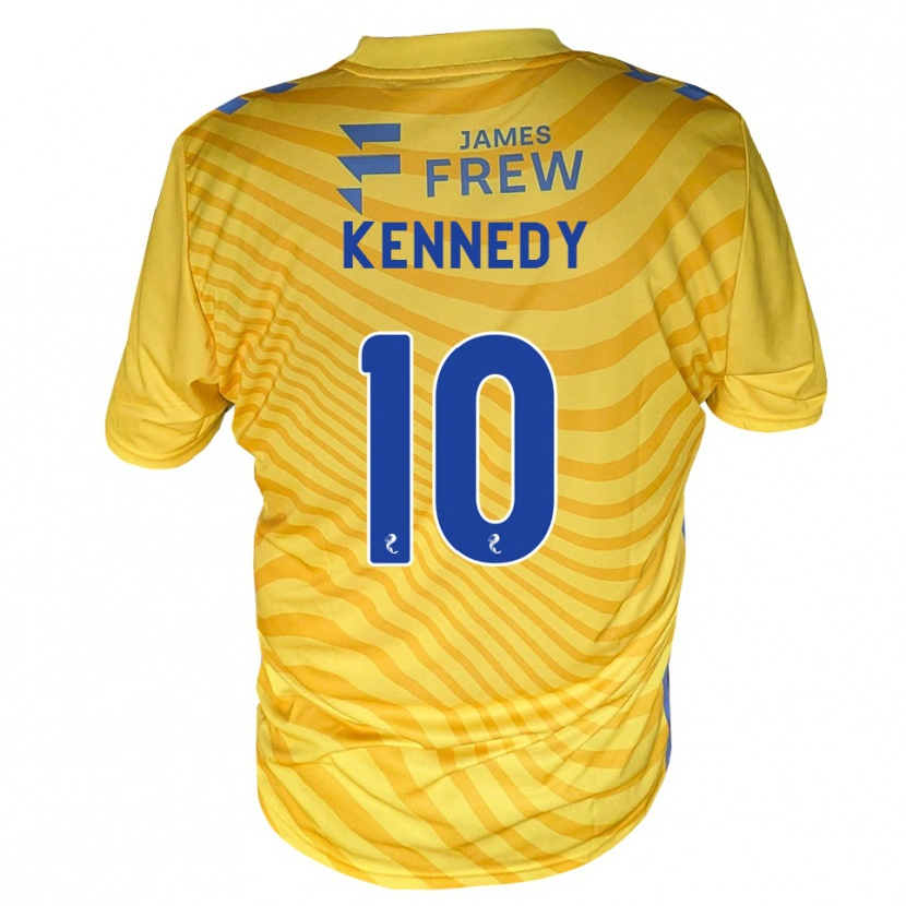 Danxen Homem Camisola Matty Kennedy #10 Azul Real Amarelo Alternativa 2026/27 Camisa Brasil