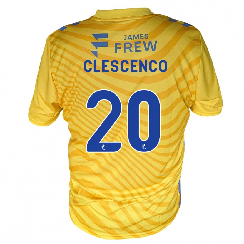 Danxen Homem Camisola Nicky Clescenco #20 Azul Real Amarelo Alternativa 2026/27 Camisa Brasil
