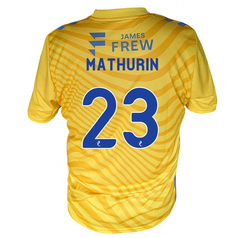 Danxen Homem Camisola Roshaun Mathurin #23 Azul Real Amarelo Alternativa 2026/27 Camisa Brasil