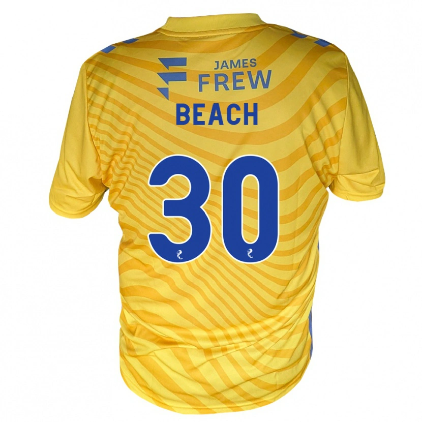 Danxen Homem Camisola Eddie Beach #30 Azul Real Amarelo Alternativa 2026/27 Camisa Brasil