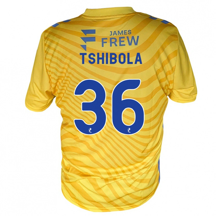 Danxen Homem Camisola Aaron Tshibola #36 Azul Real Amarelo Alternativa 2026/27 Camisa Brasil