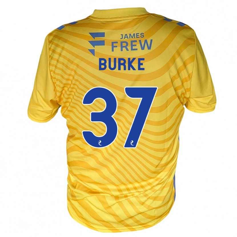 Danxen Homem Camisola Cole Burke #37 Azul Real Amarelo Alternativa 2026/27 Camisa Brasil