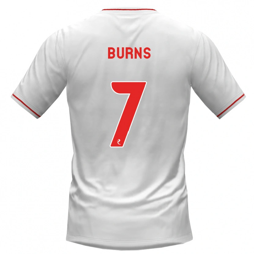 Danxen Homem Camisola Erin Burns #7 Branco Vermelho Alternativa 2026/27 Camisa Brasil