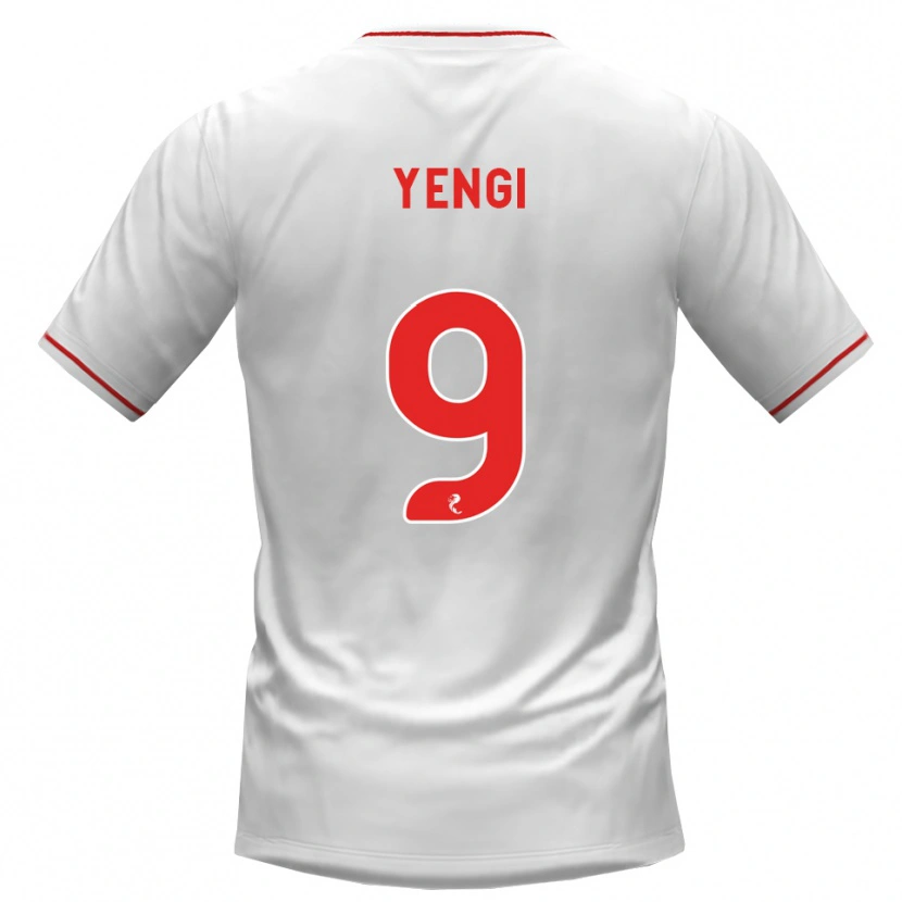 Danxen Homem Camisola Tete Yengi #9 Branco Vermelho Alternativa 2026/27 Camisa Brasil