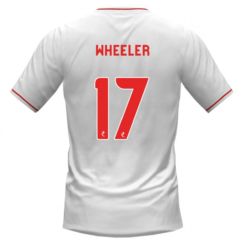 Danxen Homem Camisola Jessica Wheeler #17 Branco Vermelho Alternativa 2026/27 Camisa Brasil