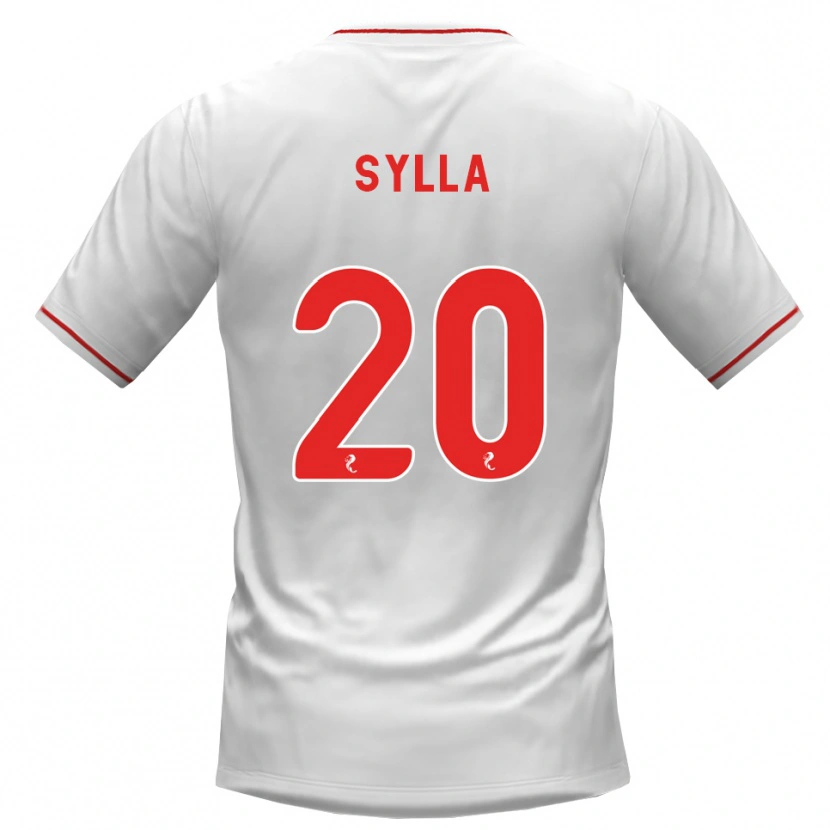 Danxen Homem Camisola Mohamad Sylla #20 Branco Vermelho Alternativa 2026/27 Camisa Brasil