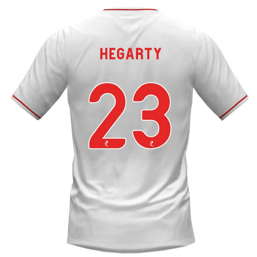 Danxen Homem Camisola Nina Hegarty #23 Branco Vermelho Alternativa 2026/27 Camisa Brasil