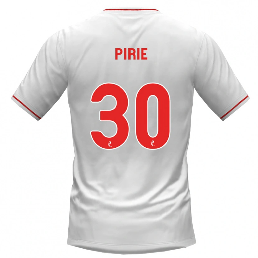 Danxen Homem Camisola Rachel Pirie #30 Branco Vermelho Alternativa 2026/27 Camisa Brasil