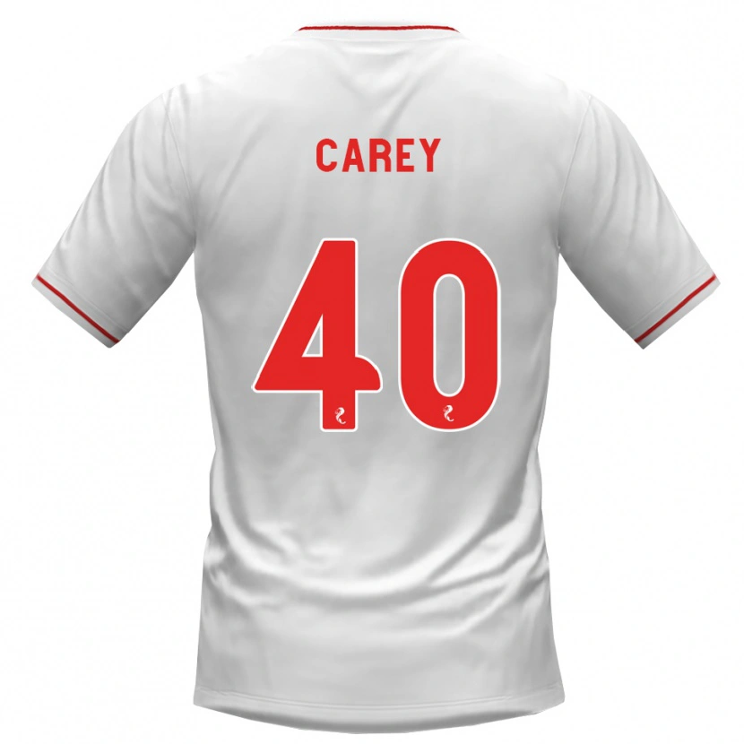 Danxen Homem Camisola Graham Carey #40 Branco Vermelho Alternativa 2026/27 Camisa Brasil
