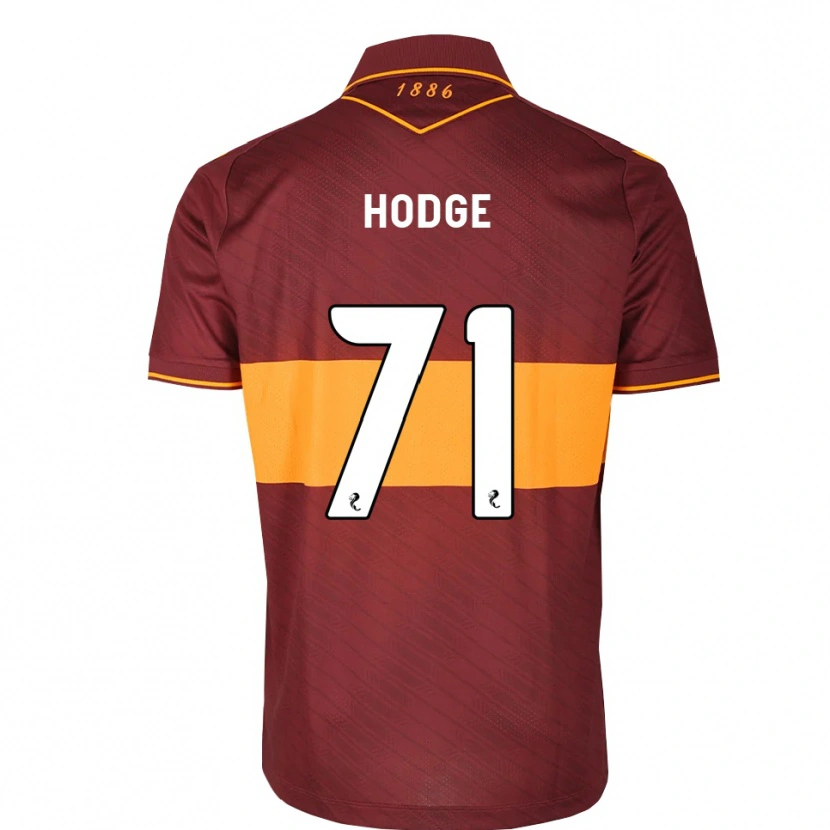 Danxen Homem Camisola Joe Hodge #71 Laranja Marrom Alternativa 2026/27 Camisa Brasil
