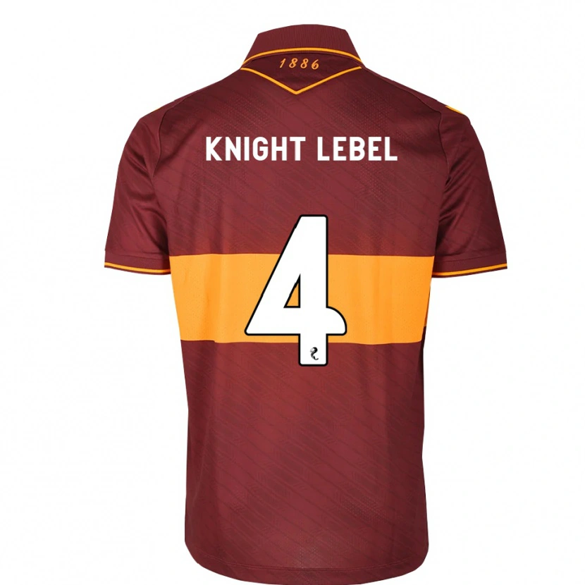 Danxen Homem Camisola Jamie Knight-Lebel #4 Laranja Marrom Alternativa 2026/27 Camisa Brasil