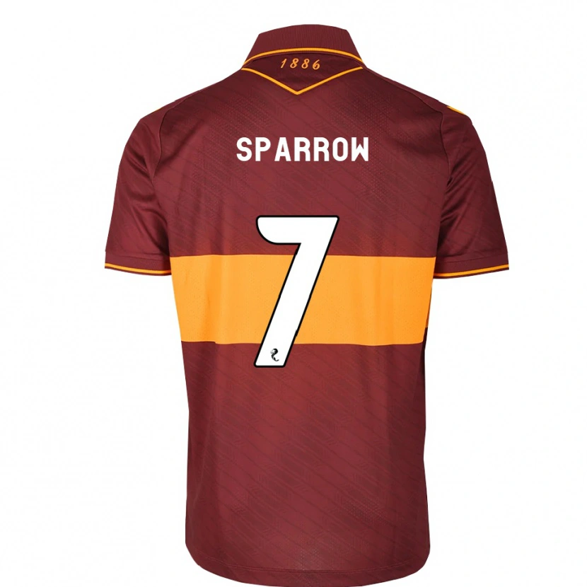 Danxen Homem Camisola Tom Sparrow #7 Laranja Marrom Alternativa 2026/27 Camisa Brasil