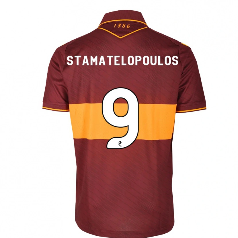 Danxen Homem Camisola Apostolos Stamatelopoulos #9 Laranja Marrom Alternativa 2026/27 Camisa Brasil