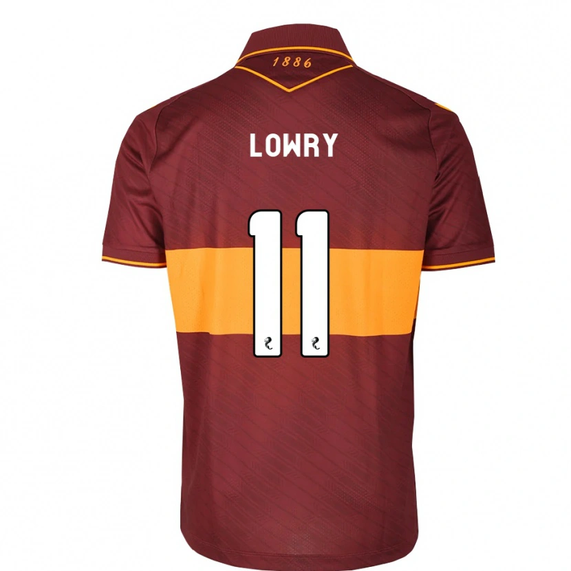 Danxen Homem Camisola Alex Lowry #11 Laranja Marrom Alternativa 2026/27 Camisa Brasil
