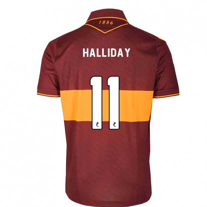 Danxen Homem Camisola Andy Halliday #11 Laranja Marrom Alternativa 2026/27 Camisa Brasil