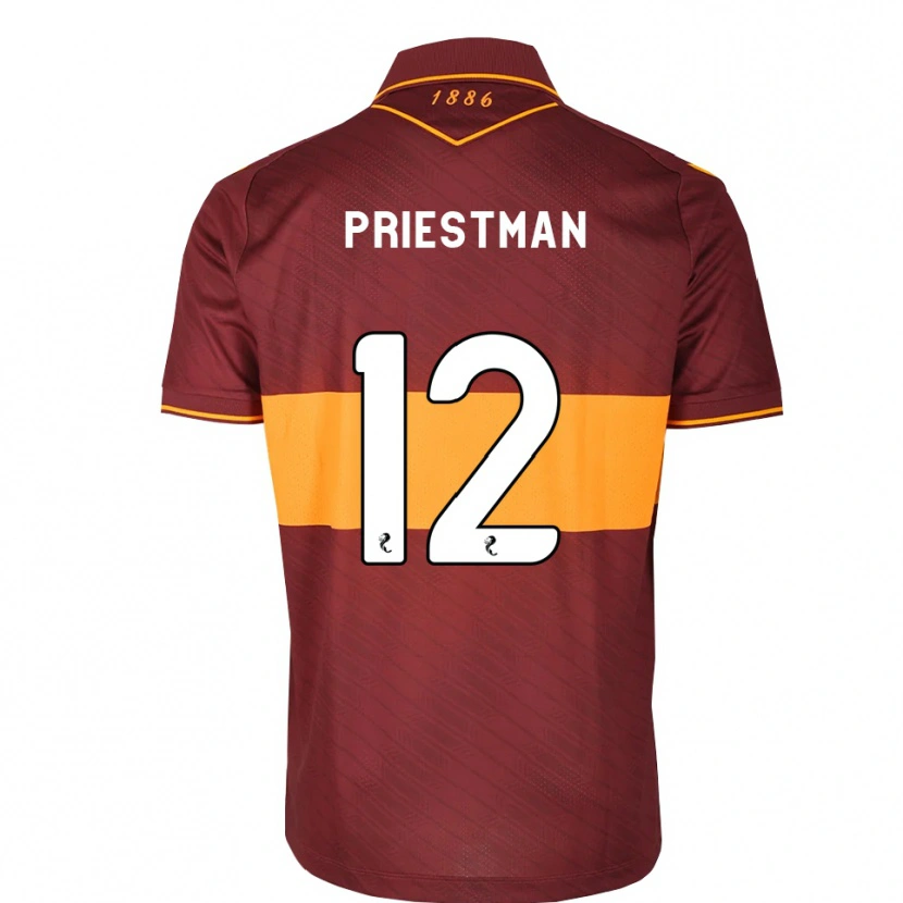 Danxen Homem Camisola Oscar Priestman #12 Laranja Marrom Alternativa 2026/27 Camisa Brasil