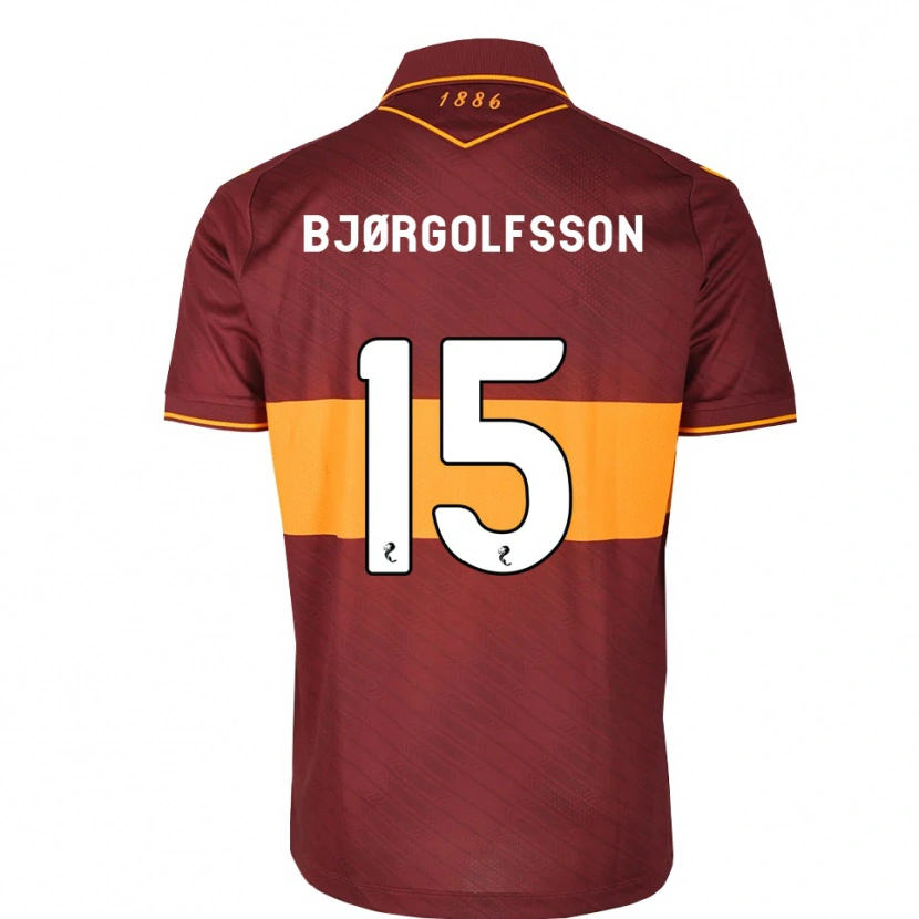 Danxen Homem Camisola Eythor Bjørgolfsson #15 Laranja Marrom Alternativa 2026/27 Camisa Brasil