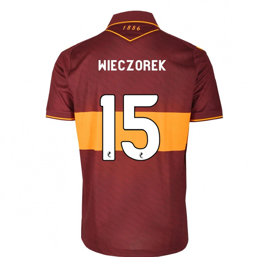 Danxen Homem Camisola Olivier Wieczorek #15 Laranja Marrom Alternativa 2026/27 Camisa Brasil