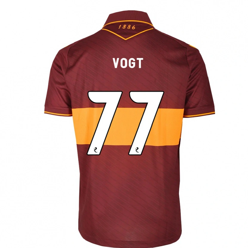 Danxen Homem Camisola Willy Vogt #77 Laranja Marrom Alternativa 2026/27 Camisa Brasil