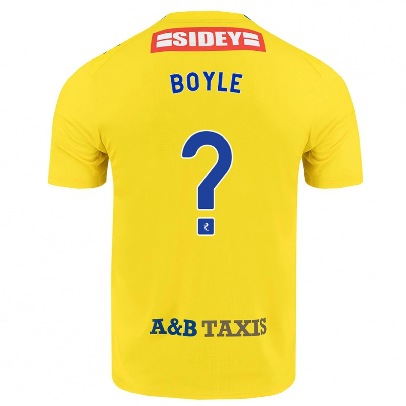 Danxen Homem Camisola Callum Boyle #0 Amarelo Azul Preto Alternativa 2026/27 Camisa Brasil
