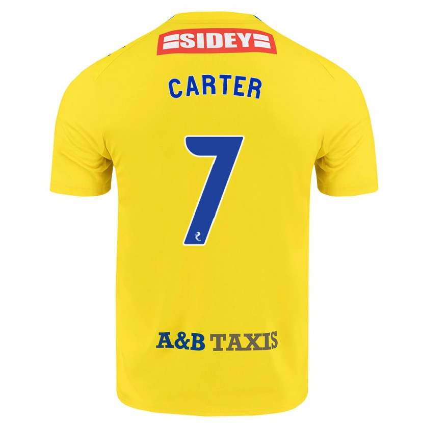 Danxen Homem Camisola Nicole Carter #7 Amarelo Azul Preto Alternativa 2026/27 Camisa Brasil