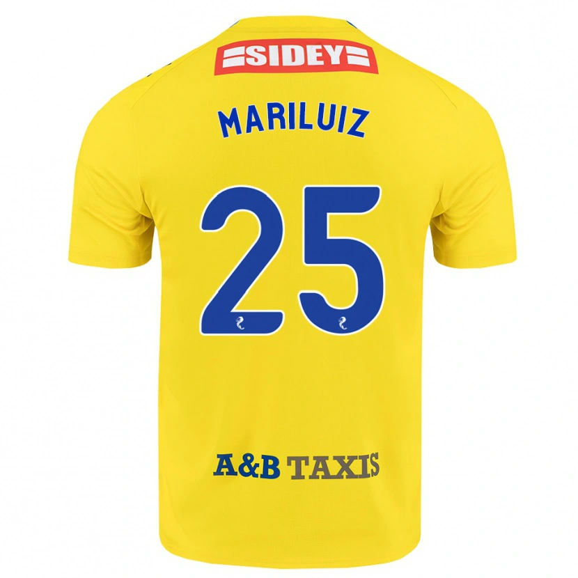 Danxen Homem Camisola Mariluiz Sanchez #25 Amarelo Azul Preto Alternativa 2026/27 Camisa Brasil